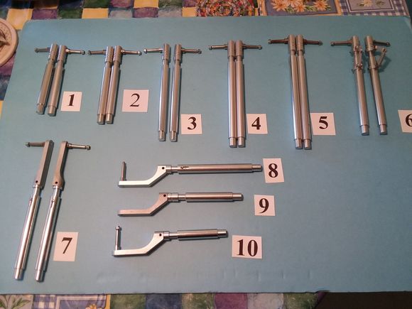 Use these measurements to see if these struts will fit you plane.  CNC made with aircraft grade aluminum.  Very low price!!!