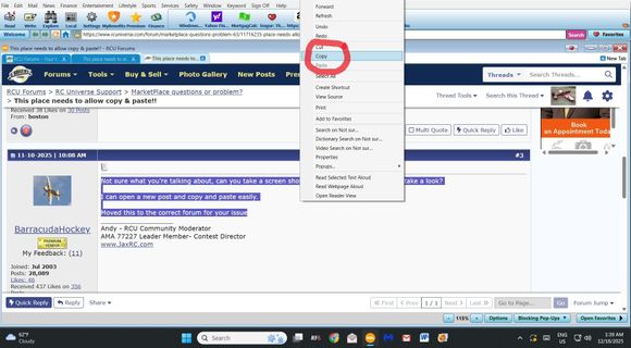 I highlighted your post and copied it....