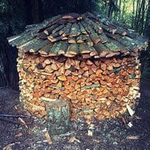 Hows that for keeping your firewood dry?