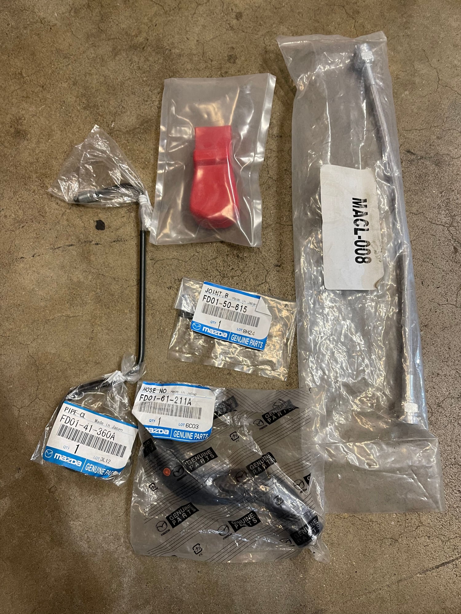 Miscellaneous - OEM parts new, stainless clutch line, bubble tech , bonez cat - Used - 1993 to 1995 Mazda RX-7 - Sacramento, CA 95662, United States