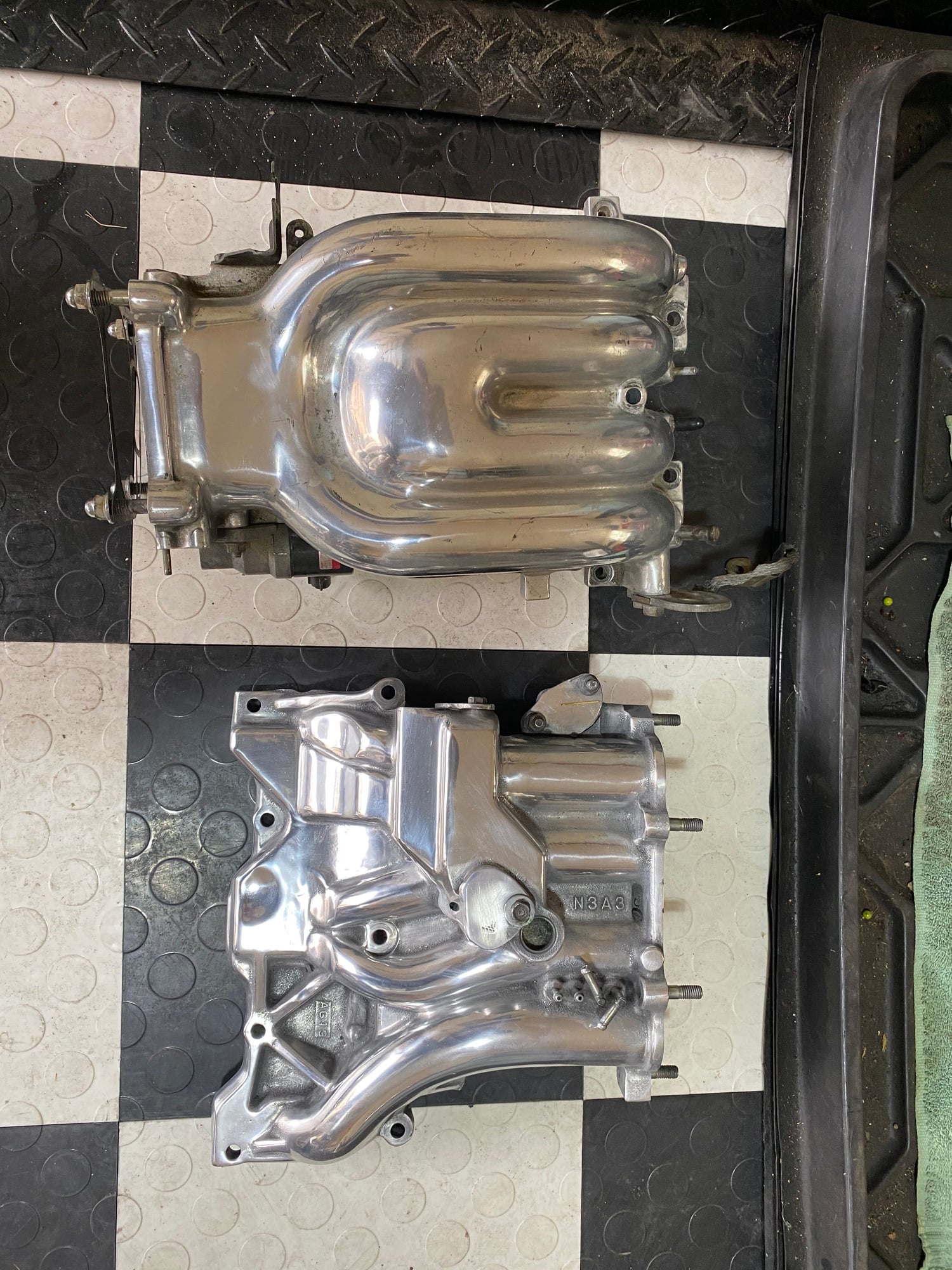Engine - Intake/Fuel - Polished Parts - Used - 1993 to 1995 Mazda RX-7 - Lantana, TX 76226, United States