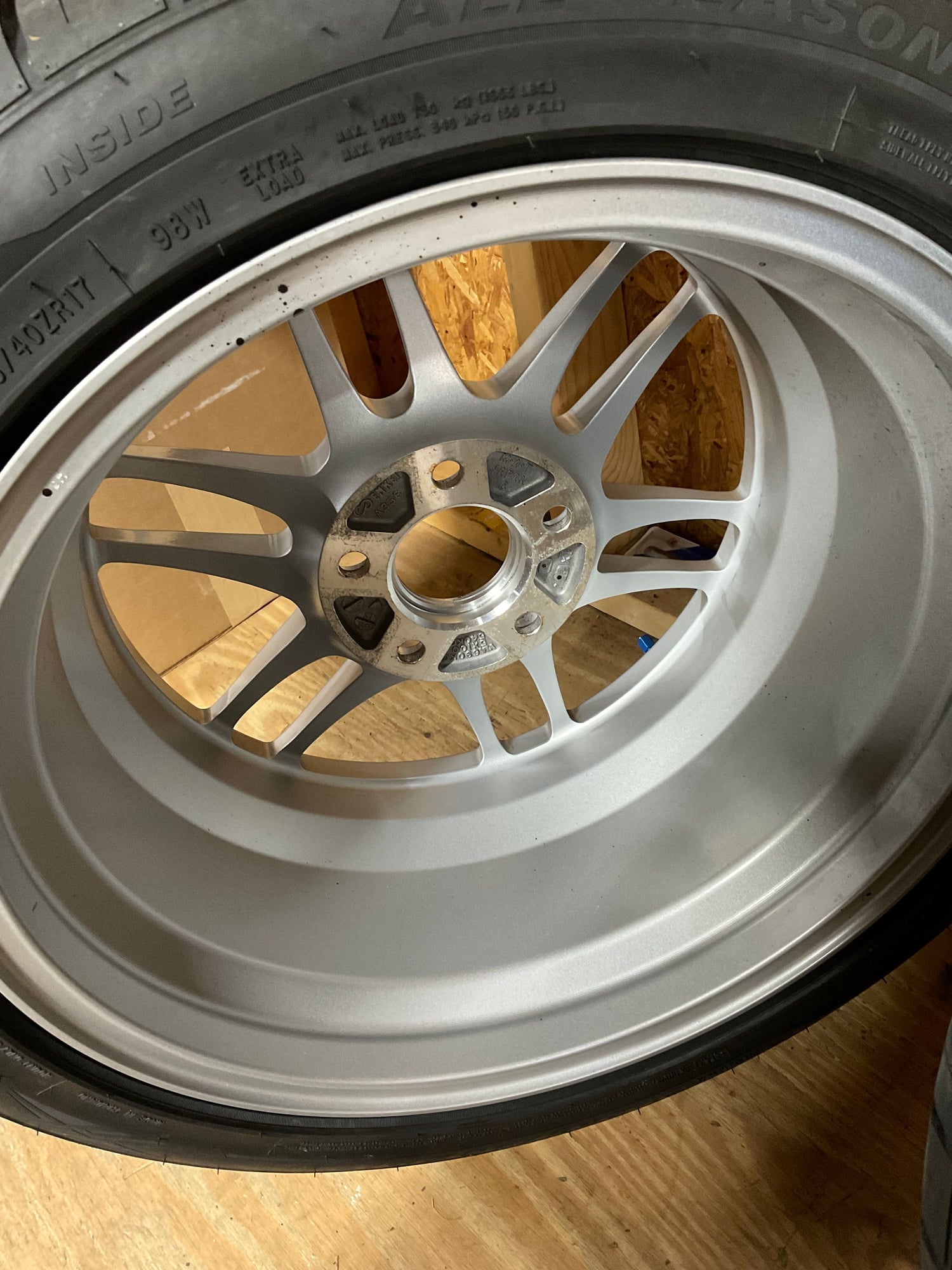 Accessories - New Enkei RPF1 17x9 35 Offset Complete set (4 Rims) Brand New Tires 255/40/17 RX7 FD - New - 1992 to 2002 Mazda RX-7 - Prince Frederick, MD 20678, United States