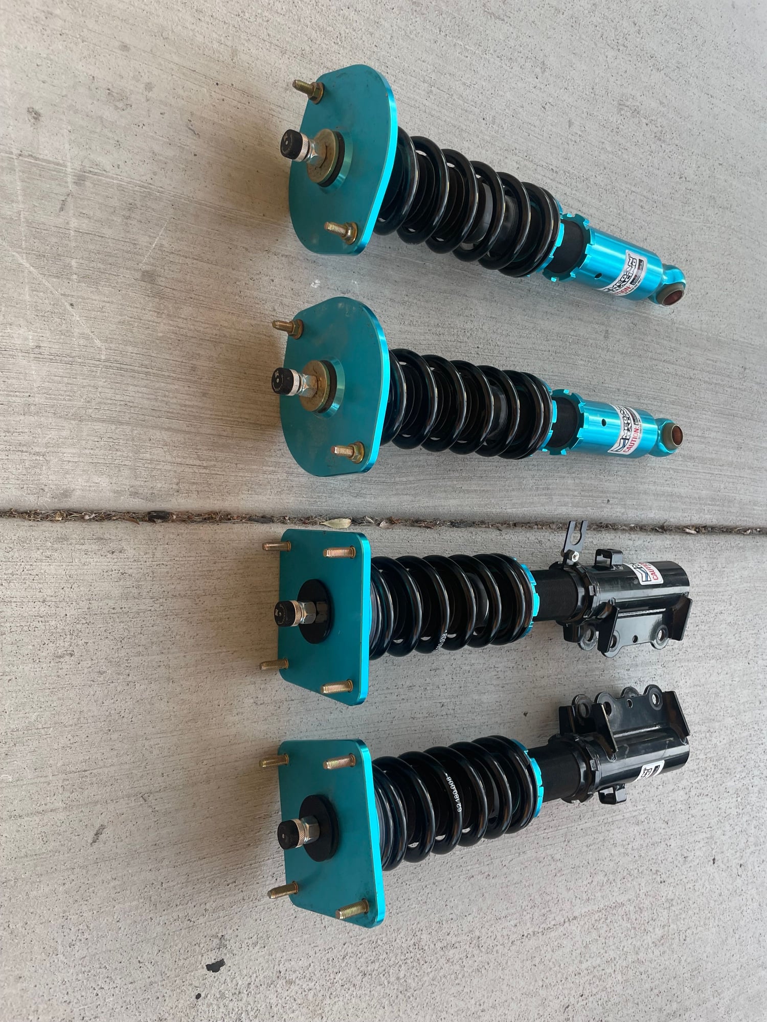 Steering/Suspension - 86-91 FC Rx-7 Megan Racing Coilovers Mazda Rx7 - Used - 1986 to 1991 Mazda RX-7 - San Leandro, CA 94579, United States