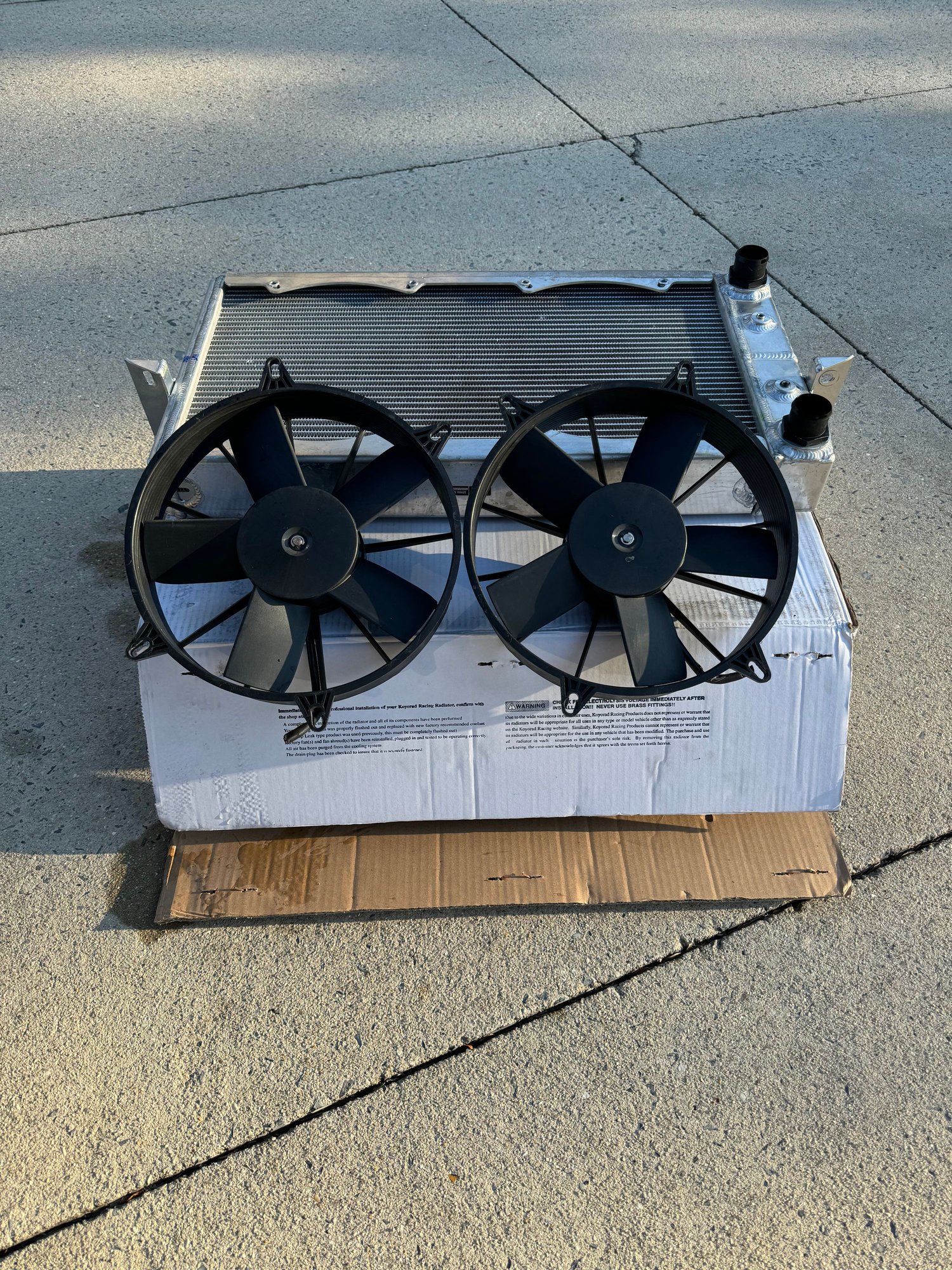 Engine - Electrical - Chase Bays Tucked Radiator (+fans) for Mazda RX7 FD3S (Used) - Used - 1993 to 2002 Mazda RX-7 - Allentown, PA 18031, United States