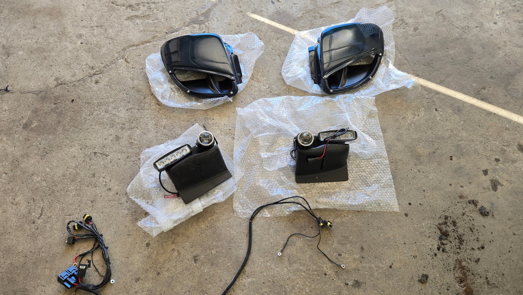 Lights - 1993-1995 Mazda RX7 FD Fixed Headlights - Used - 1993 to 1995 Mazda RX-7 - Saint Charles, MO 63301, United States