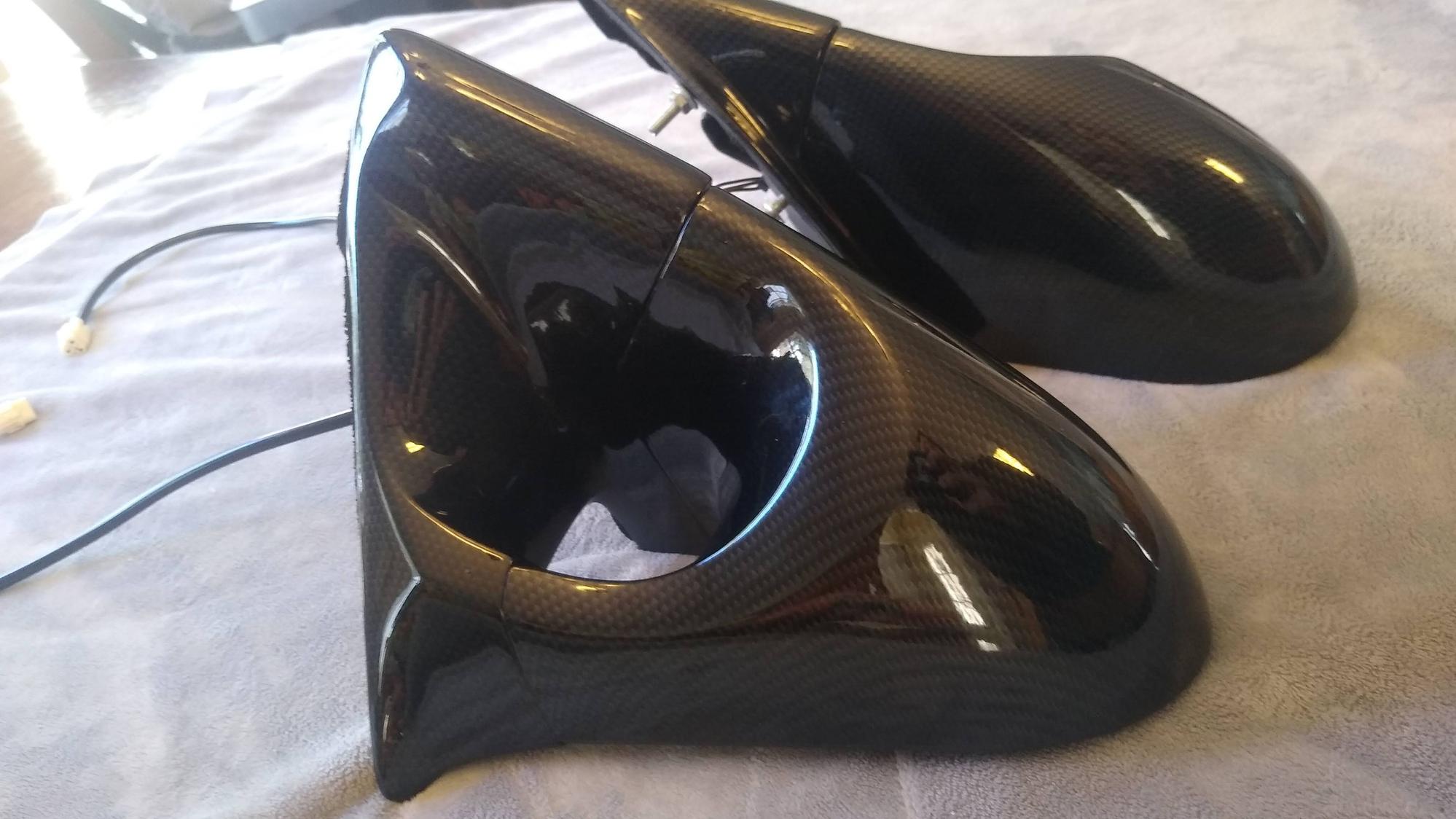 Exterior Body Parts - Ganador Mirrors for FD, Carbon Fiber Look, Very Nice Condition - Used - 1993 to 2002 Mazda RX-7 - Dawsonville, GA 30534, United States