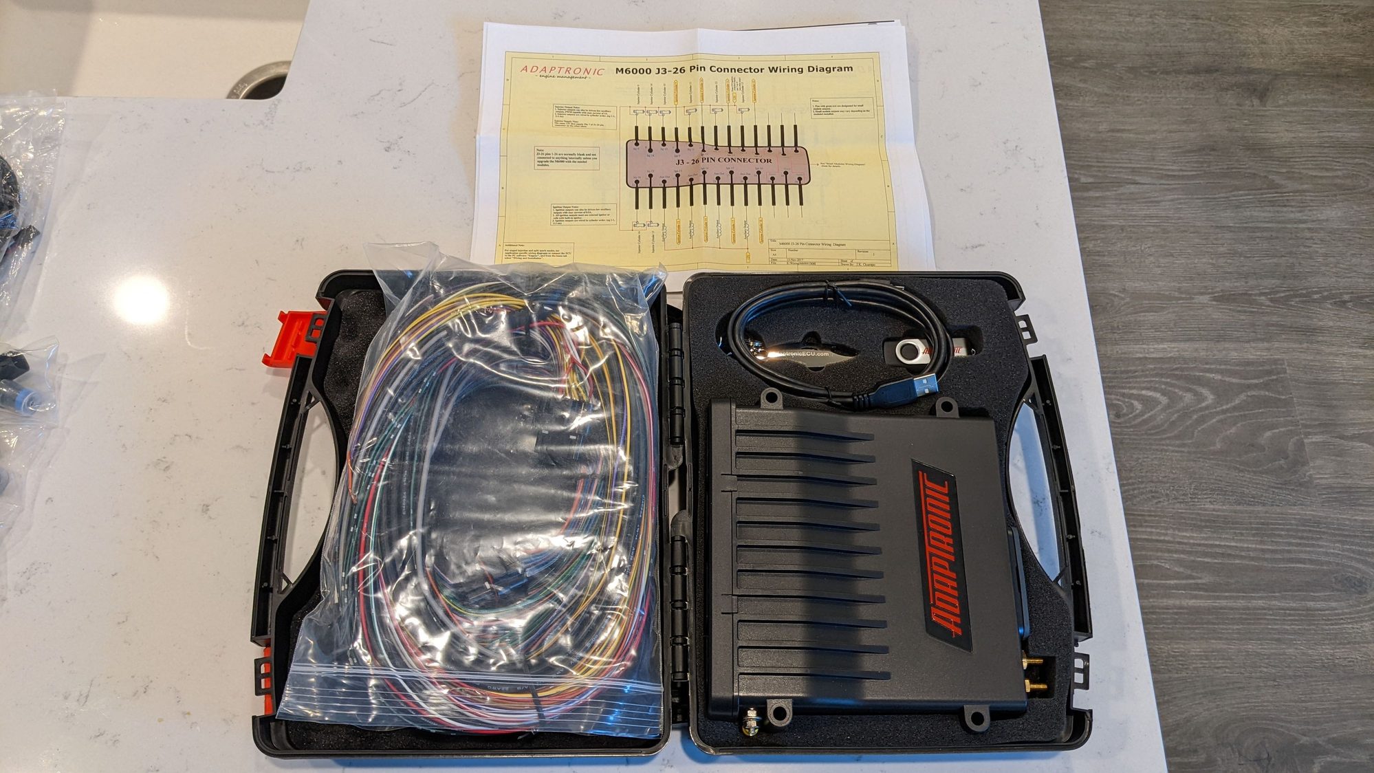 FS Adaptronic M6000 Modular ECU and 2.5m Wiring Loom NIB