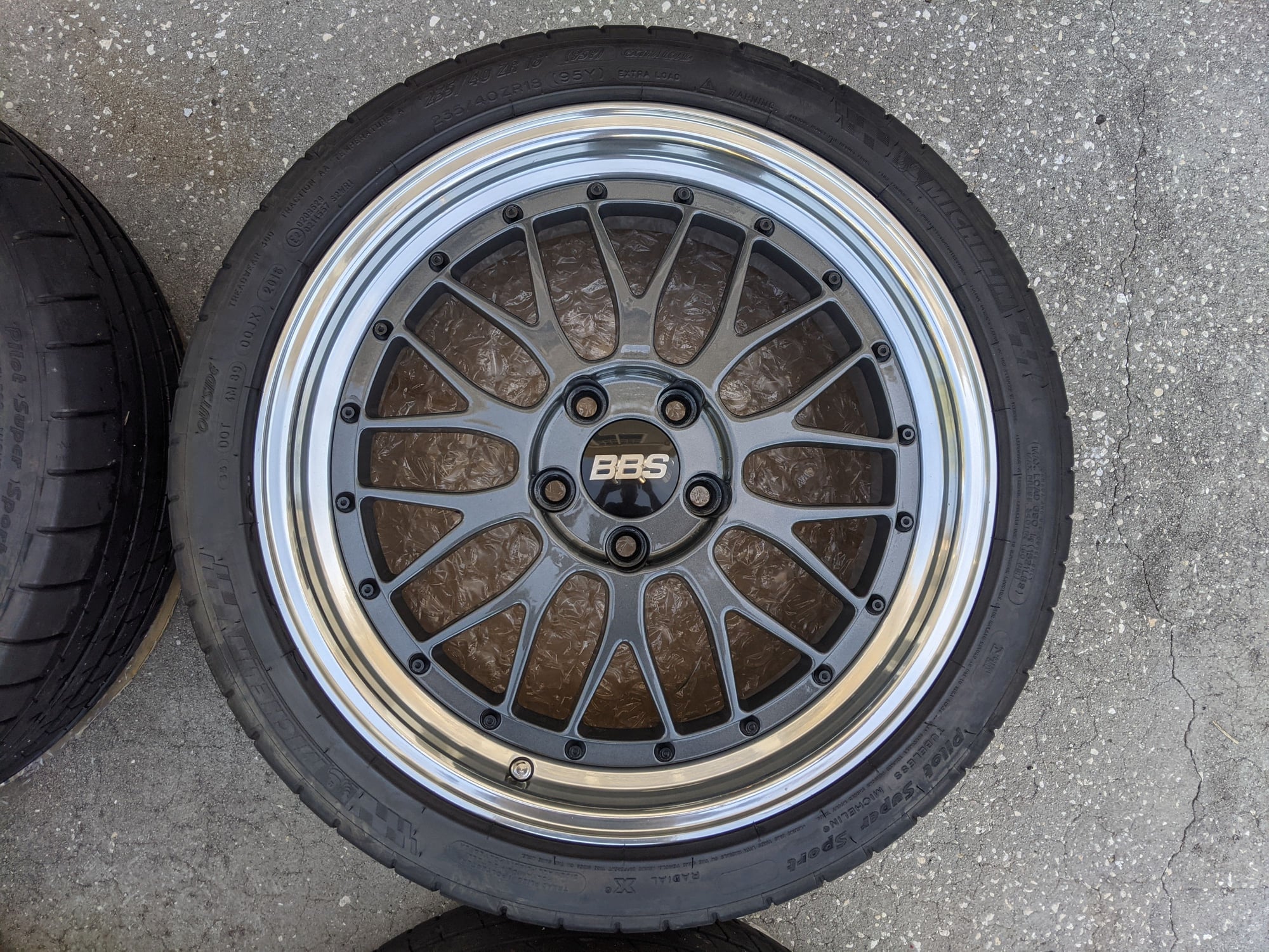 Wheels and Tires/Axles - 18" BBS LM wheels - 5x114.3 - 18x8.5 - 18x9.5 - Used - All Years Any Make All Models - Tarpon Springs, FL 34689, United States