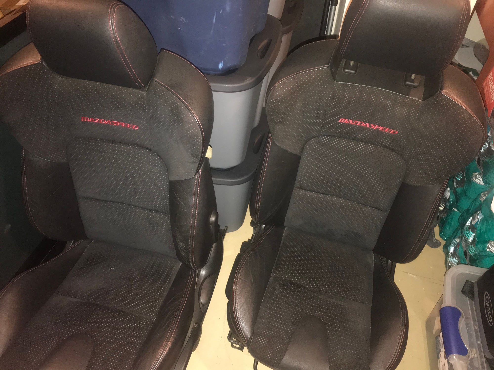 Interior/Upholstery - Mazdaspeed 3 seats with fc rails. - Used - 1986 to 1991 Mazda RX-7 - 2004 Mazda 3 - Saint Louis, MO 63114, United States
