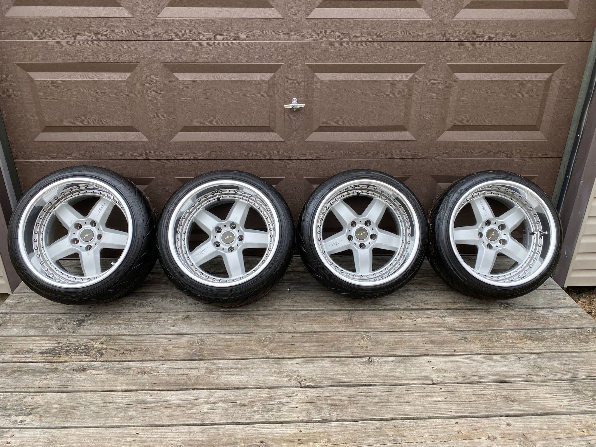 Wheels and Tires/Axles - JDM Stern Beast 17x9.75 -22 17x10.25-23 New Barrels New Tires wide body RX-7 FC FD - Used - 1986 to 1995 Mazda RX-7 - Prince Frederick, MD 20678, United States