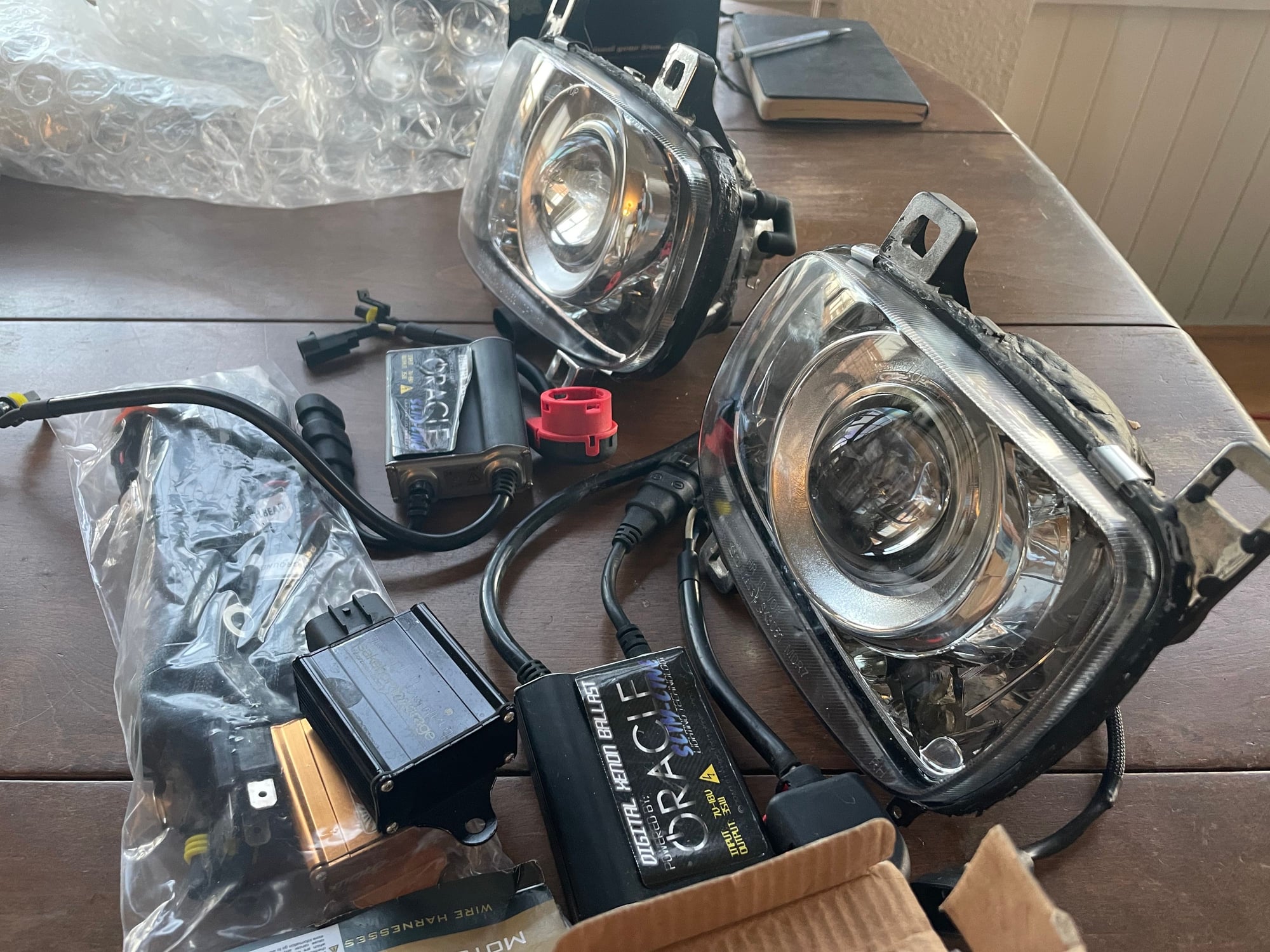 Lights - SBG HID headlights - Used - 1993 to 1995 Mazda RX-7 - Santa Cruz, CA 95060, United States
