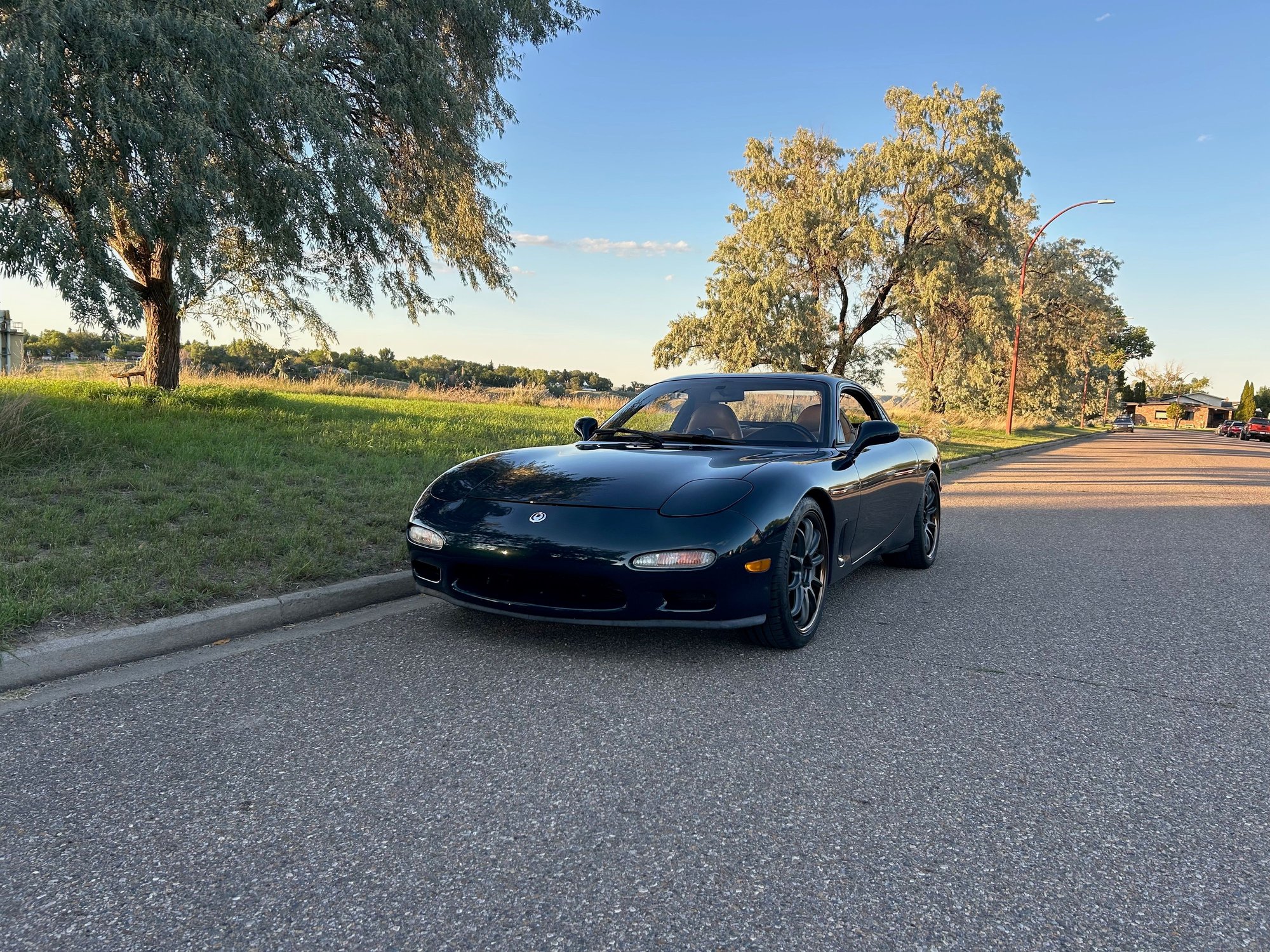 1993 Mazda RX-7 - 1993 RX-7 Manual Montego Blue Touring - Factory repaint, fresh street port rotary - Used - VIN JM1FD3318P0203166 - 83,000 Miles - Other - 2WD - Manual - Coupe - Blue - Calgary, AB T1B4C3, Canada