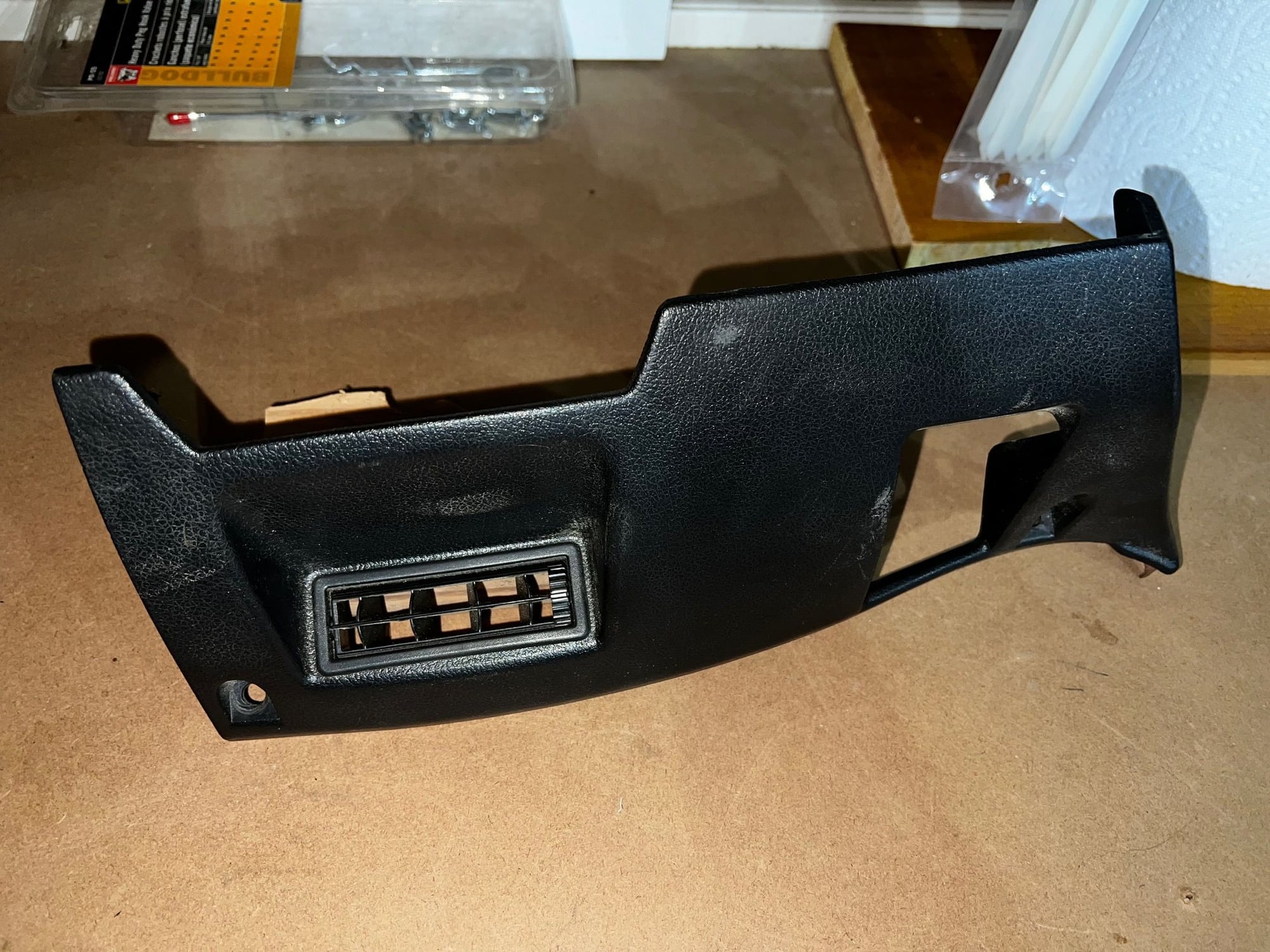 Interior/Upholstery - WTB this piece of trim that goes under steering column fits around hood release lever - Used - 1993 to 1996 Mazda RX-7 - Canton, GA 30114, United States