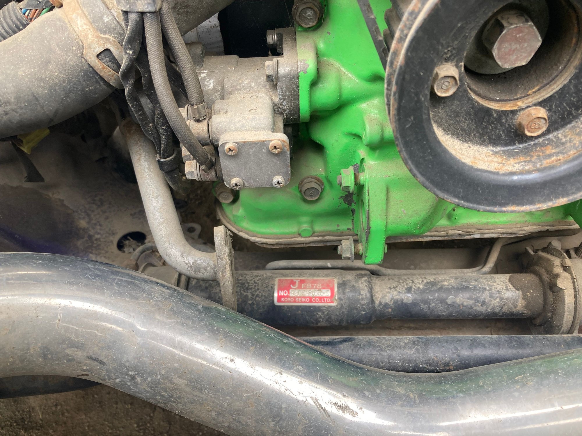 What do I do here? This line looks like it�s coming from the turbo and it�s not long enough to connect to the oil cooler