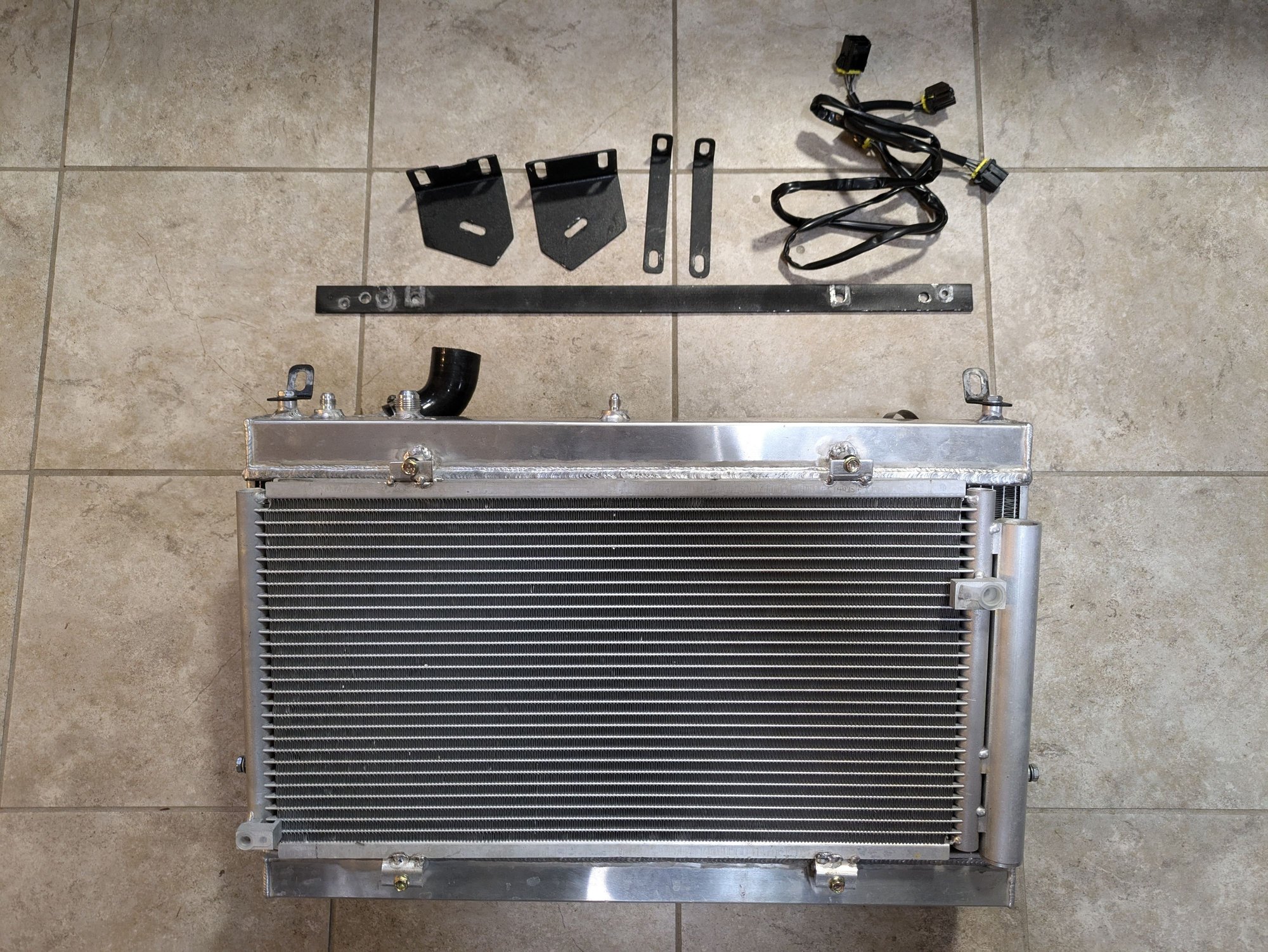 Accessories - FD v-mount radiator setup with fans and RX8 condensor - Used - -1 to 2026  All Models - Binghamton, NY 13905, United States