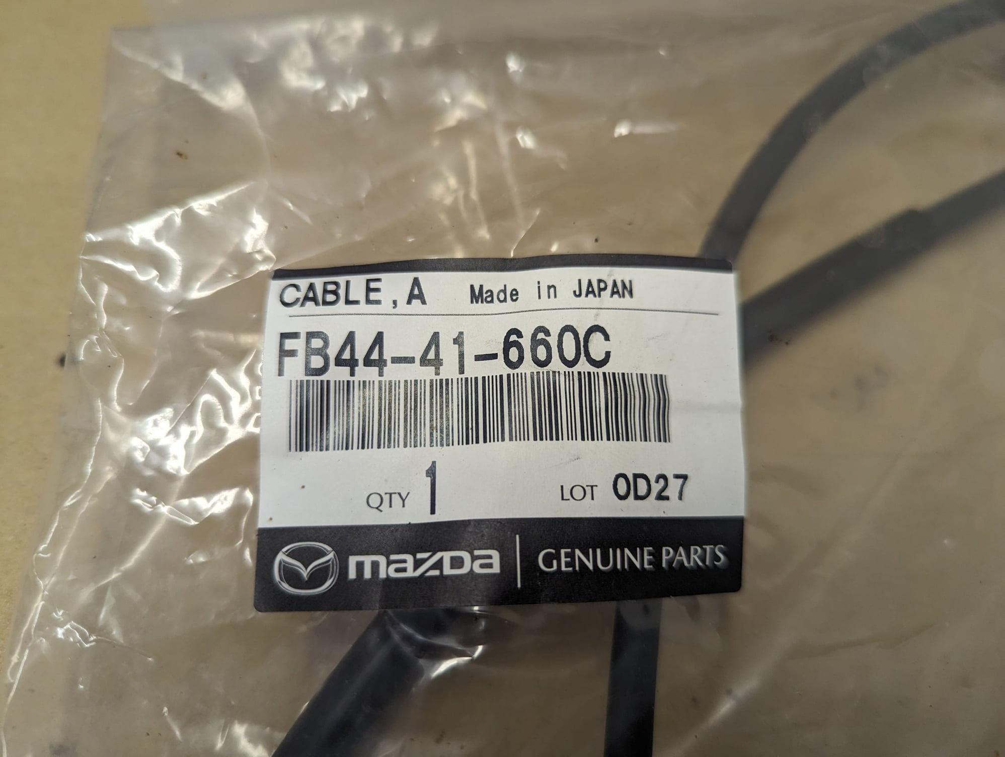 Miscellaneous - FC3S S4 86-88 Throttle Cable *NEW* - New - 1986 to 1988 Mazda RX-7 - Boston, MA 02130, United States