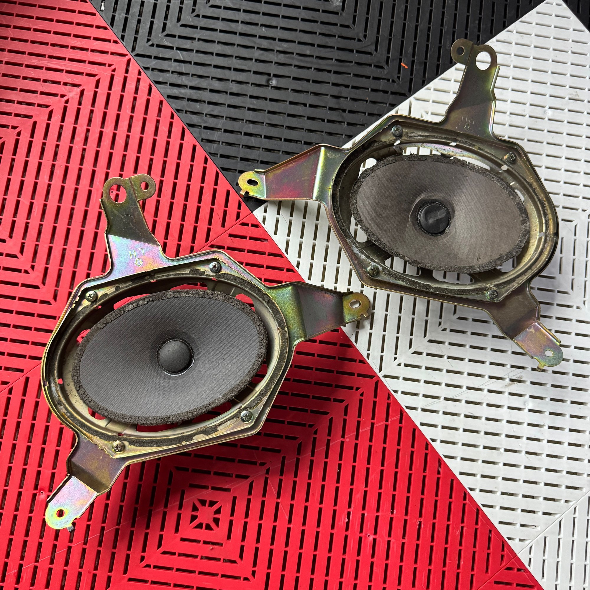 Audio Video/Electronics - Mazda RX-7 FD3S Rear Speakers Brackets - Used - 1992 to 2002 Mazda RX-7 - Birmingham, MI 48323, United States