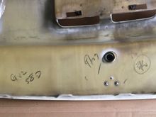 Original inspection sign-offs.
