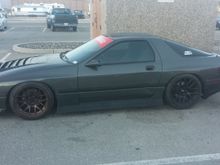 before i installed factory duckbill and had g35 mud guards.