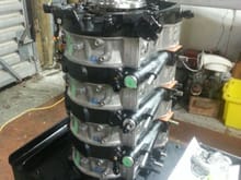 A completed 4 rotor apart from front stack.