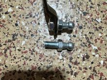 Used a Sharpie and cut off wheel to cut down the thread bolt so it fits back on the car. (almost looks like JP3’s bracket)
