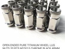 Titanium Lig nuts. Lighter, stronger, won’t rust. Keeps with my Titanium hardware replacement. 