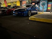 DC5 at the car meet.  The car always attracts a lot of interest