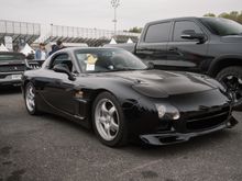 photo of my 97 FD with the aragostas installed on stock wheels.