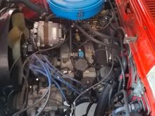 Stock engine bay.
