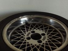 Minimal curb rash on this wheel