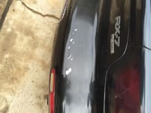Rear Bumper paint peeeling