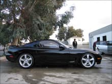 Rene's Rx7 at car wash LUCKY 7's