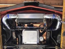 20B RX3 SP Big Front Mount intercooler 3&quot; Intake pipes,Custom Oil Pan built to perfection at Rene's MotorSports (RMS).
