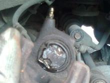 Broken piston seal... That was the reason the brakes did not work... The brake fluids were leaking out.