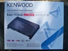 Kenwood 1800 watt class D amp