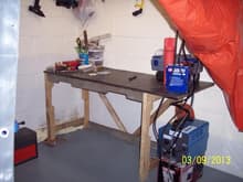 Shop Pics 3: Cheap-as-free 25x60&quot; Workbench, made from recycled pallets &amp; a chunk of 3/4&quot; thick plywood found in an alley