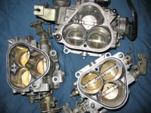 FC3S and Cosmo 13B-RE Ported Throttle Body Triplets