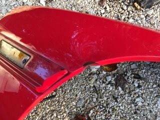 Exterior Body Parts - S5 Convertible Front Fenders Rear Bumper RED - Used - 1986 to 1991 Mazda RX-7 - Arden, NC 28704, United States