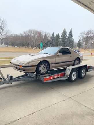 Loaded up for a 450 mile road trip.
