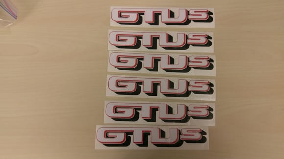 custom gtus stickers...