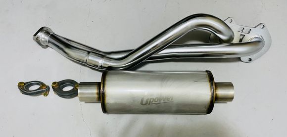 Exhaust fabricated & installed back in September. 