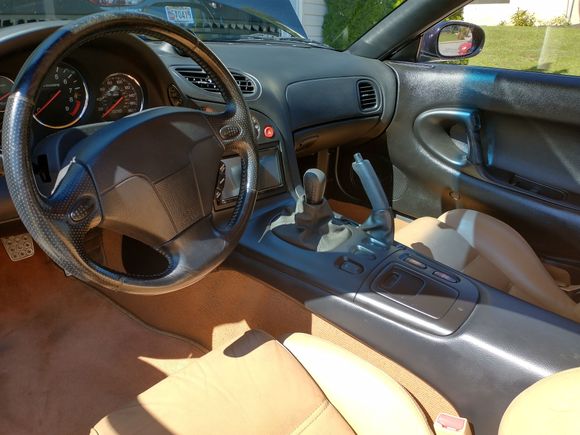View of cabin from driver's side. The 