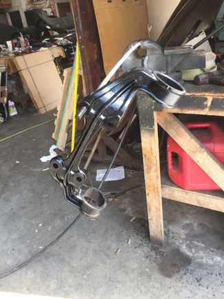 Rear Diff Bracket with the bushings removed and painted