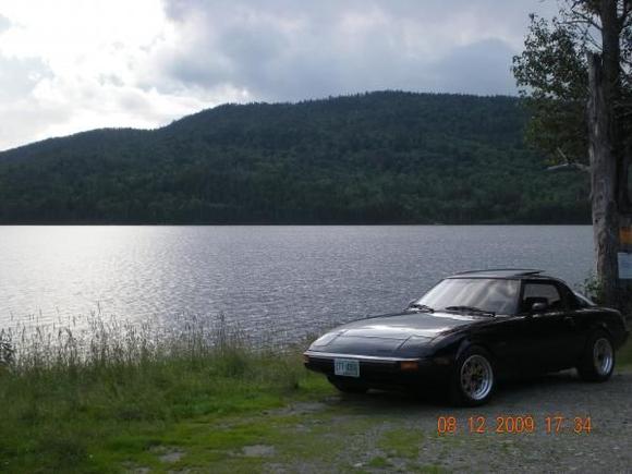 3rd Connecticut lake about 2 mile from the Canadain border.