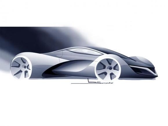 Mazda Furai design sketch 1 lg