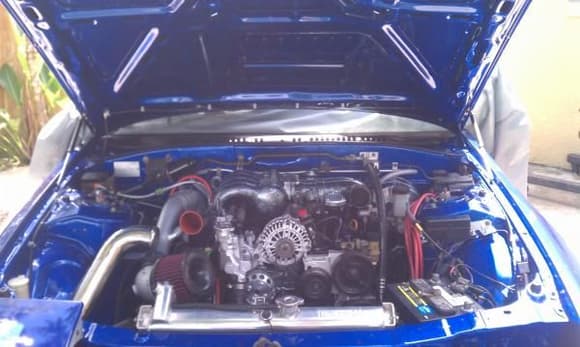 old sequential twin turbo setup