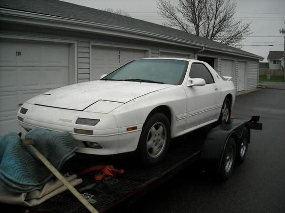 On the trailer