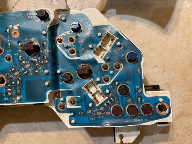 Miscellaneous - LHD '94 Instrument Cluster, Gauge Face/Bezel, Manual Shifter Panel, Rad. Support Bar - Used - 1993 to 1995 Mazda RX-7 - Ft Walton Beach, FL 32547, United States