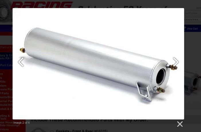 Engine - Exhaust - ISO 84-85 Racing Beat Presilencer - Used - 1984 to 1985 Mazda RX-7 - Athens, AL 35620, United States