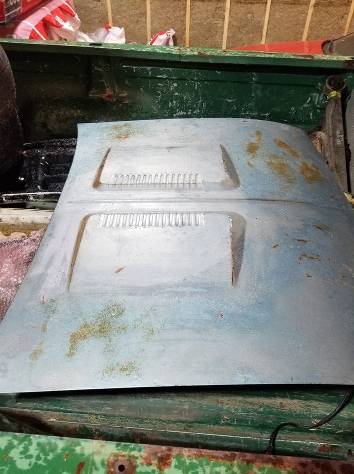 Exterior Body Parts - OEM hood for 1973 RX2 - Used - 1972 Mazda RX-2 - Calgary, AB T3E0C3, Canada